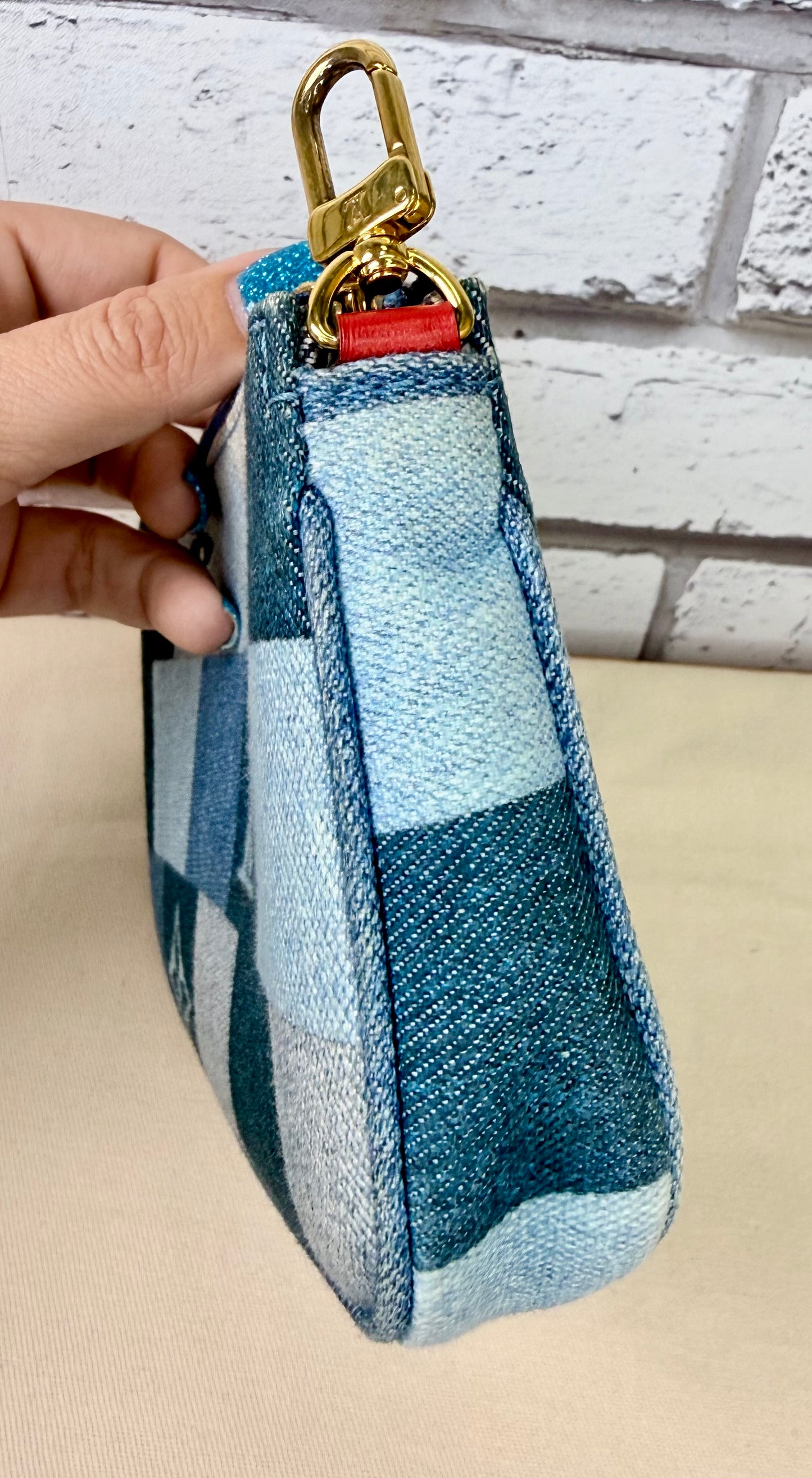 Louis Vuitton Multi Pochette Accessoires (Denim) - Excellent