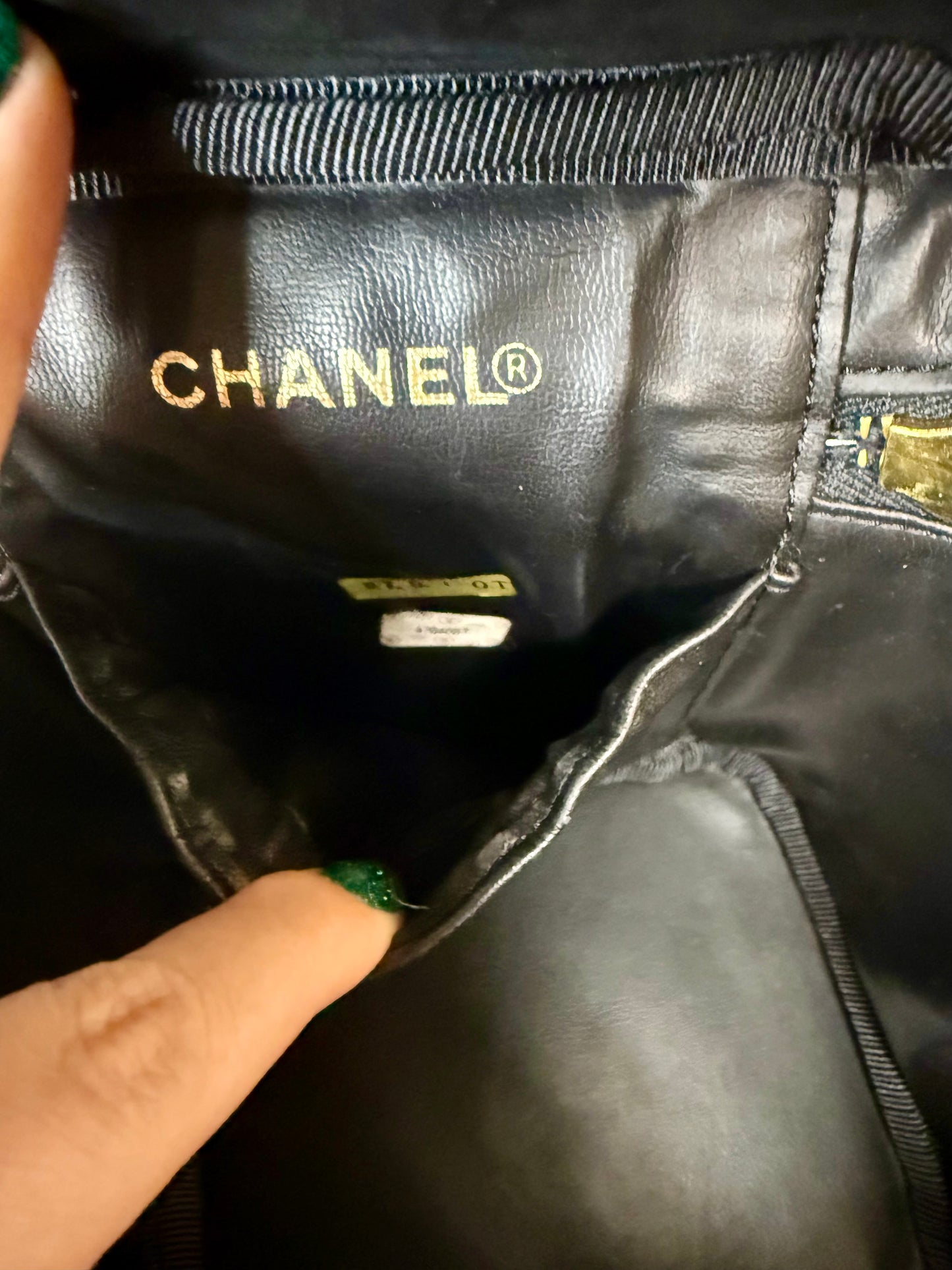 Vintage CHANEL Patent Leather Vanity Case
