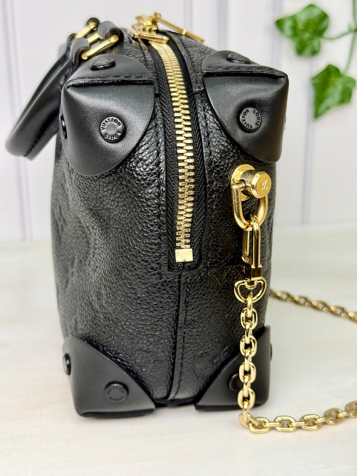 Louis Vuitton Empreinte Petit Malle Souple (Black) - Excellent