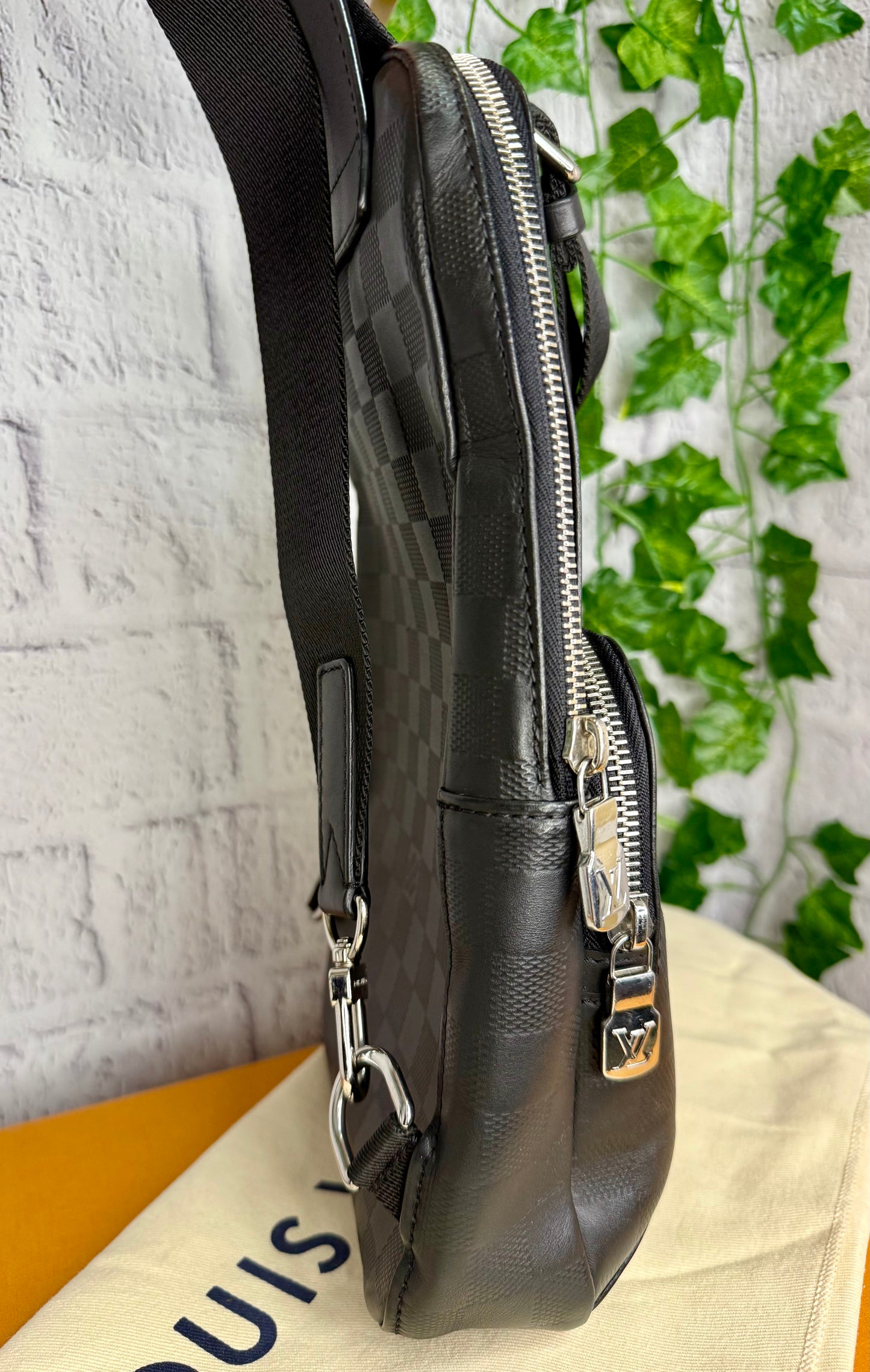 Louis Vuitton Damier Infini Onyx Avenue Sling Bag
