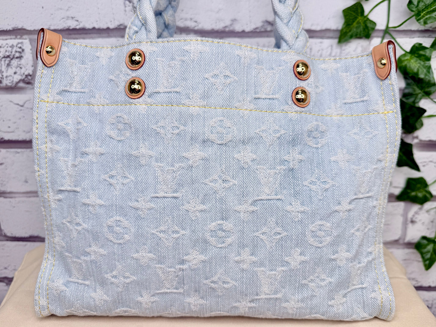 Louis Vuitton OnTheGo Let Go (Sky Blue Denim) - Like New