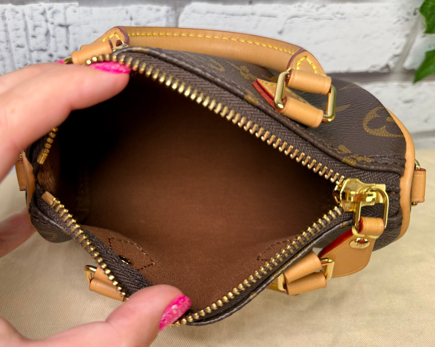 Louis Vuitton Speedy Nano (Monogram) - Excellent