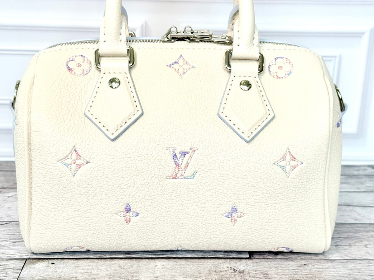 Louis Vuitton Leather Speedy 20 Bandouliere (Link Quartz) - Like New/Unused
