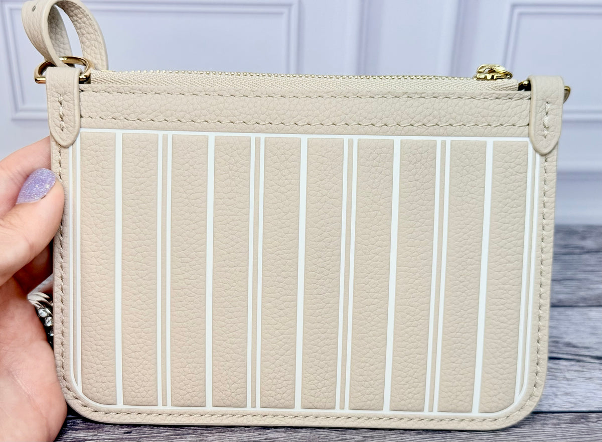 Louis Vuitton Neverfull Bandouliere Inside Out BB (Limestone/Monogram) - Like New