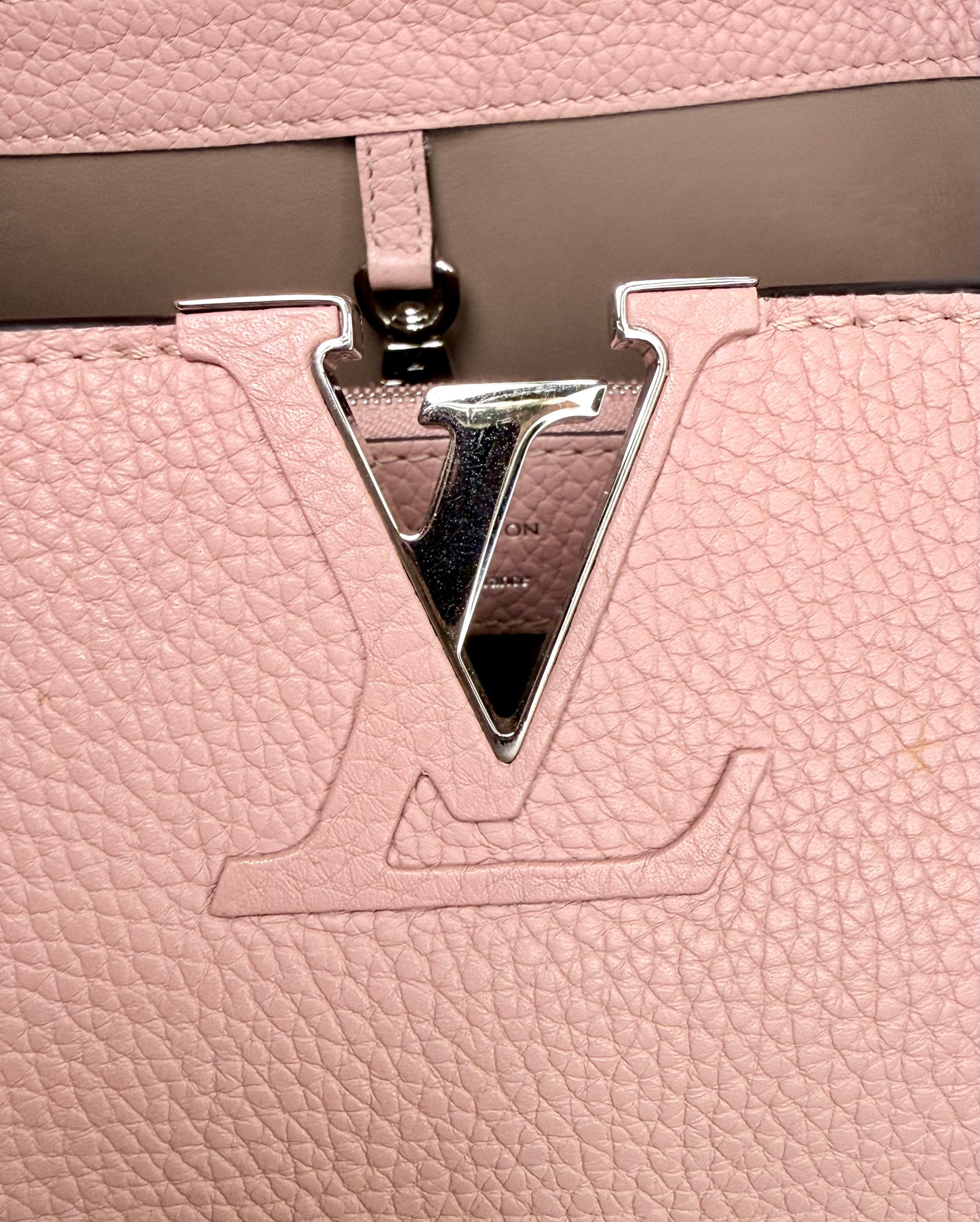 Louis Vuitton Capucines MM (Rose Pink) - Great/Excellent