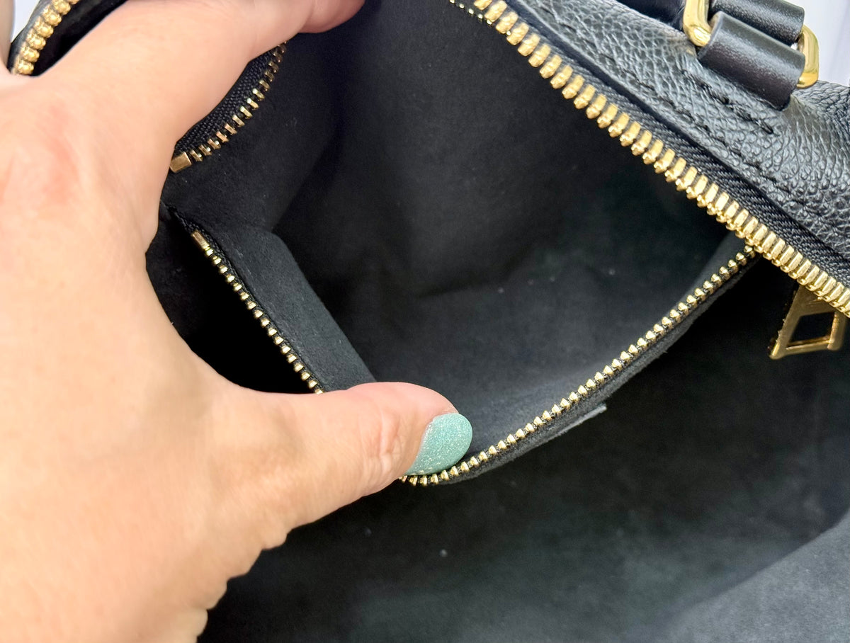 Louis Vuitton Empreinte Petit Malle Souple (Black) - Excellent