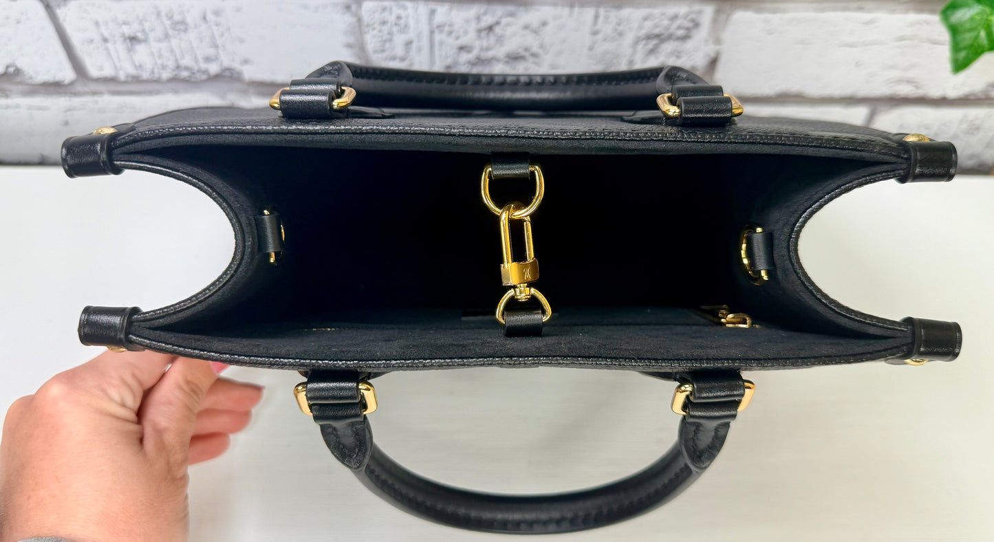 Louis Vuitton Black Empreinte On The Go PM