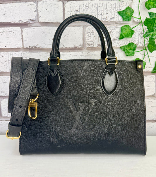 Louis Vuitton Black Empreinte On The Go PM