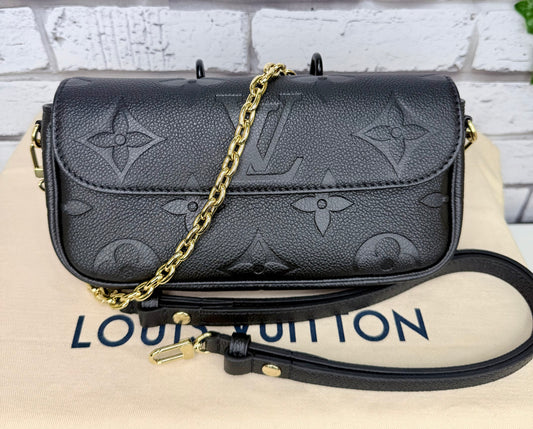 Louis Vuitton Empreinte Leather Chain Ivy (Black) - New