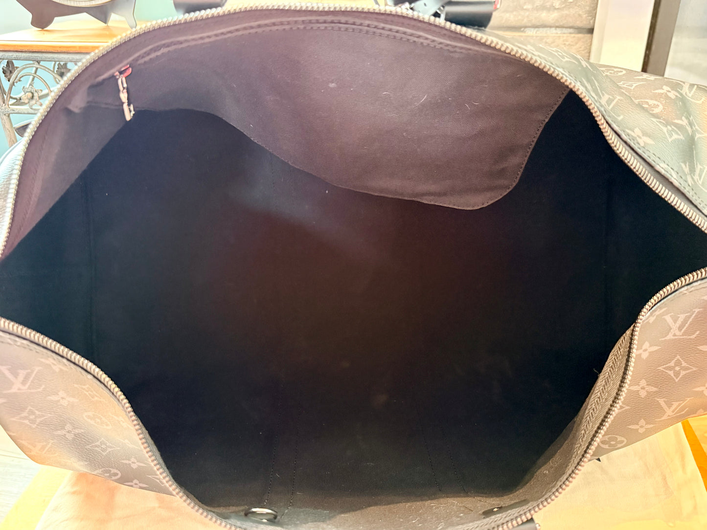 Louis Vuitton Keepall Bandouliere 55 Monogram Eclipse - Great
