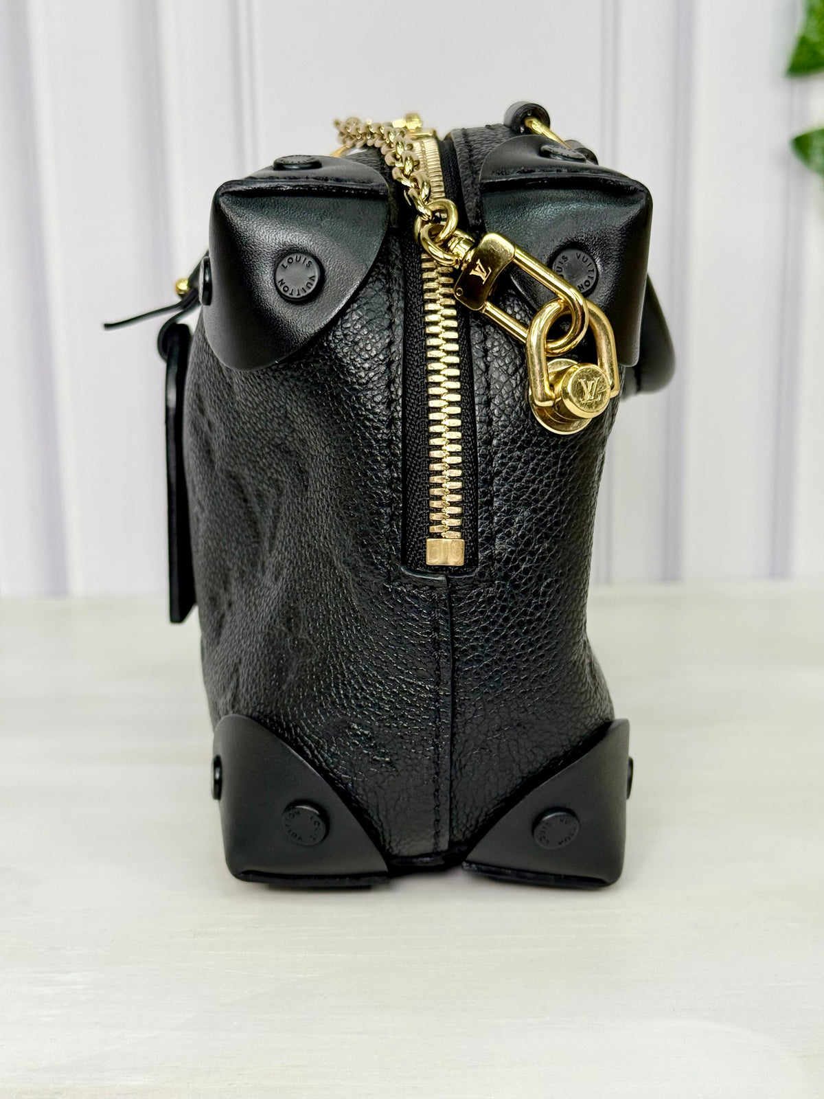 Louis Vuitton Empreinte Petit Malle Souple (Black) - Excellent