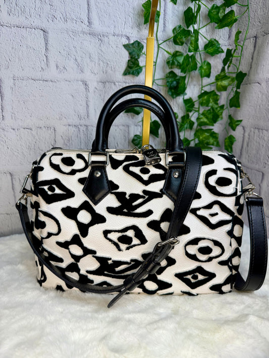 Louis Vuitton x Urs Fischer Limited Edition Speedy 25 Bandouliere
