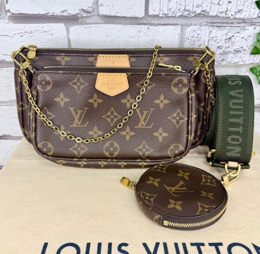 Louis Vuitton Multi Pochette Accessoires (Khaki) - Great/Excellent