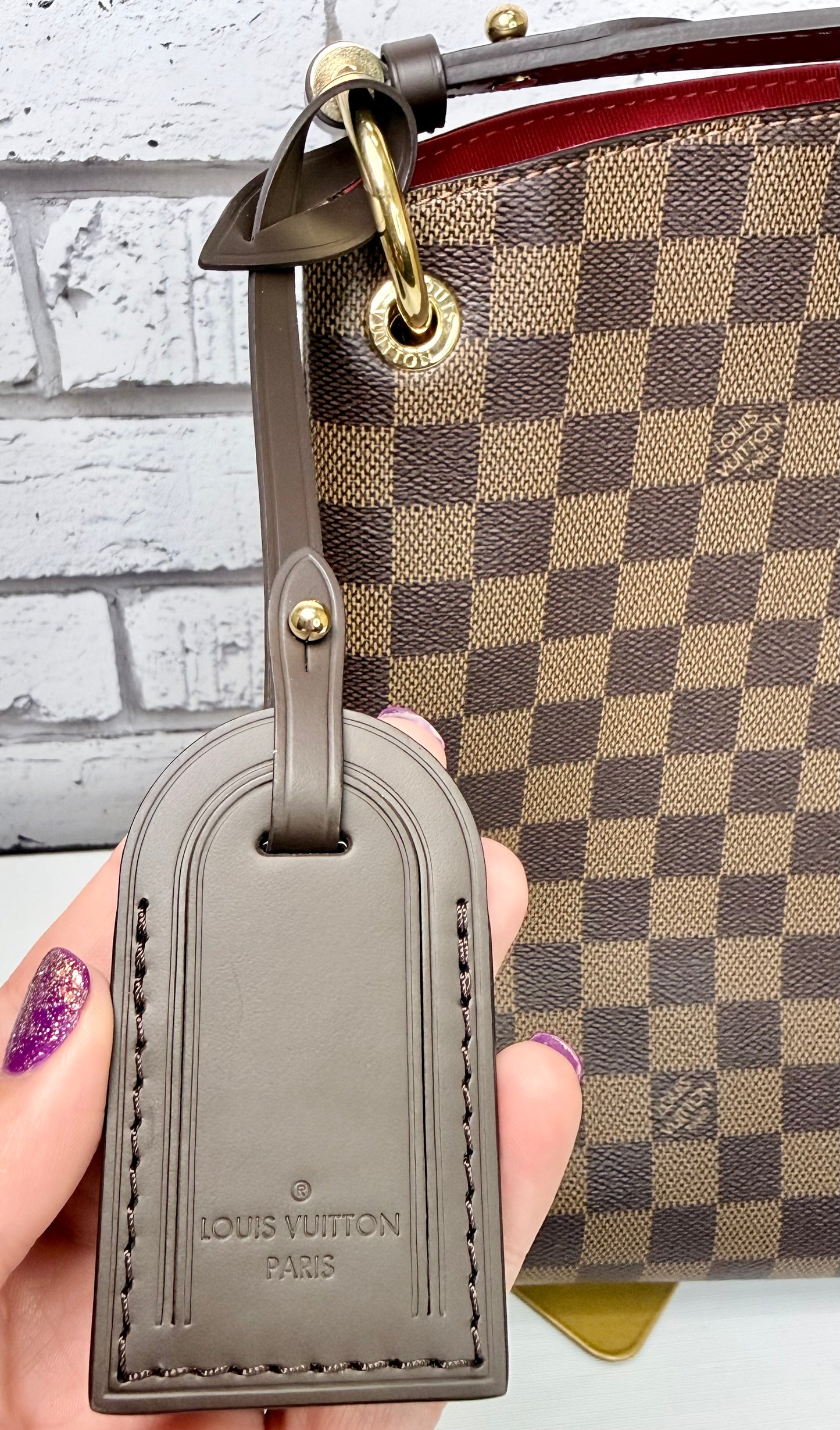 Louis Vuitton Graceful PM (Damier Ebene) - Like New
