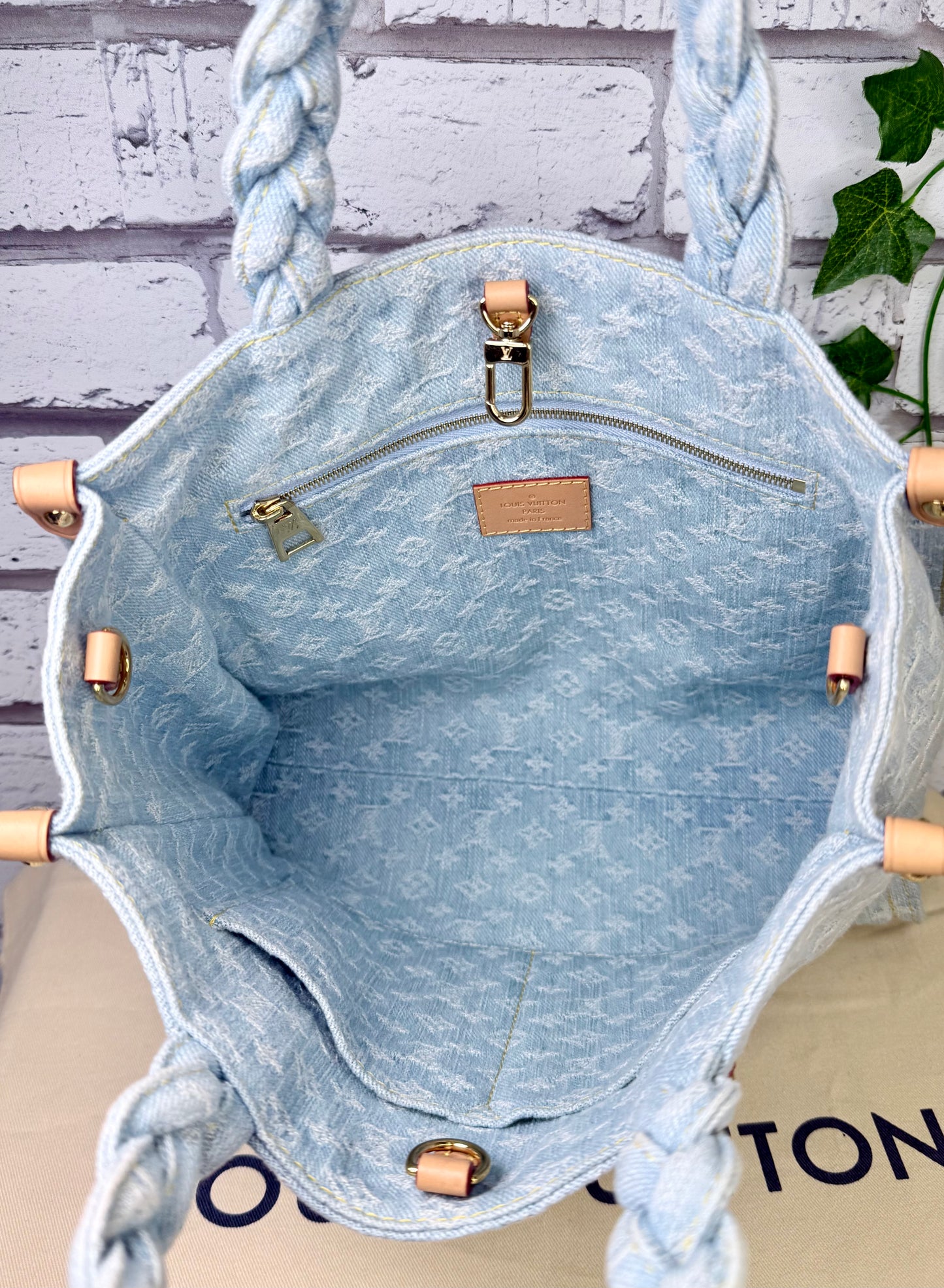 Louis Vuitton OnTheGo Let Go (Sky Blue Denim) - Like New