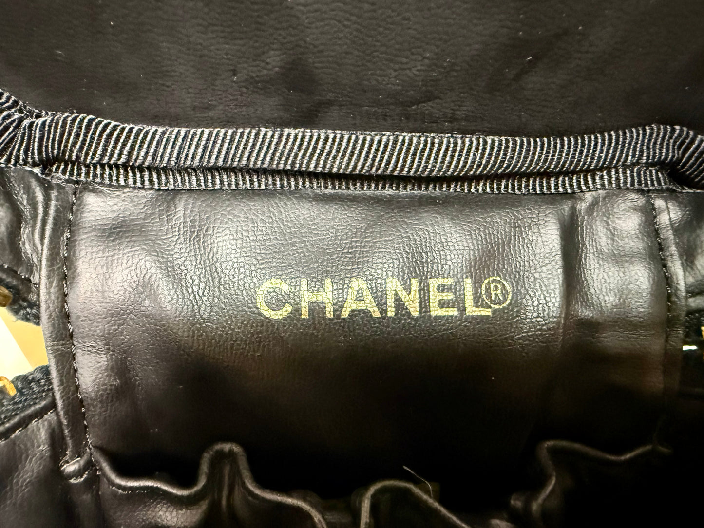Vintage CHANEL Patent Leather Vanity Case