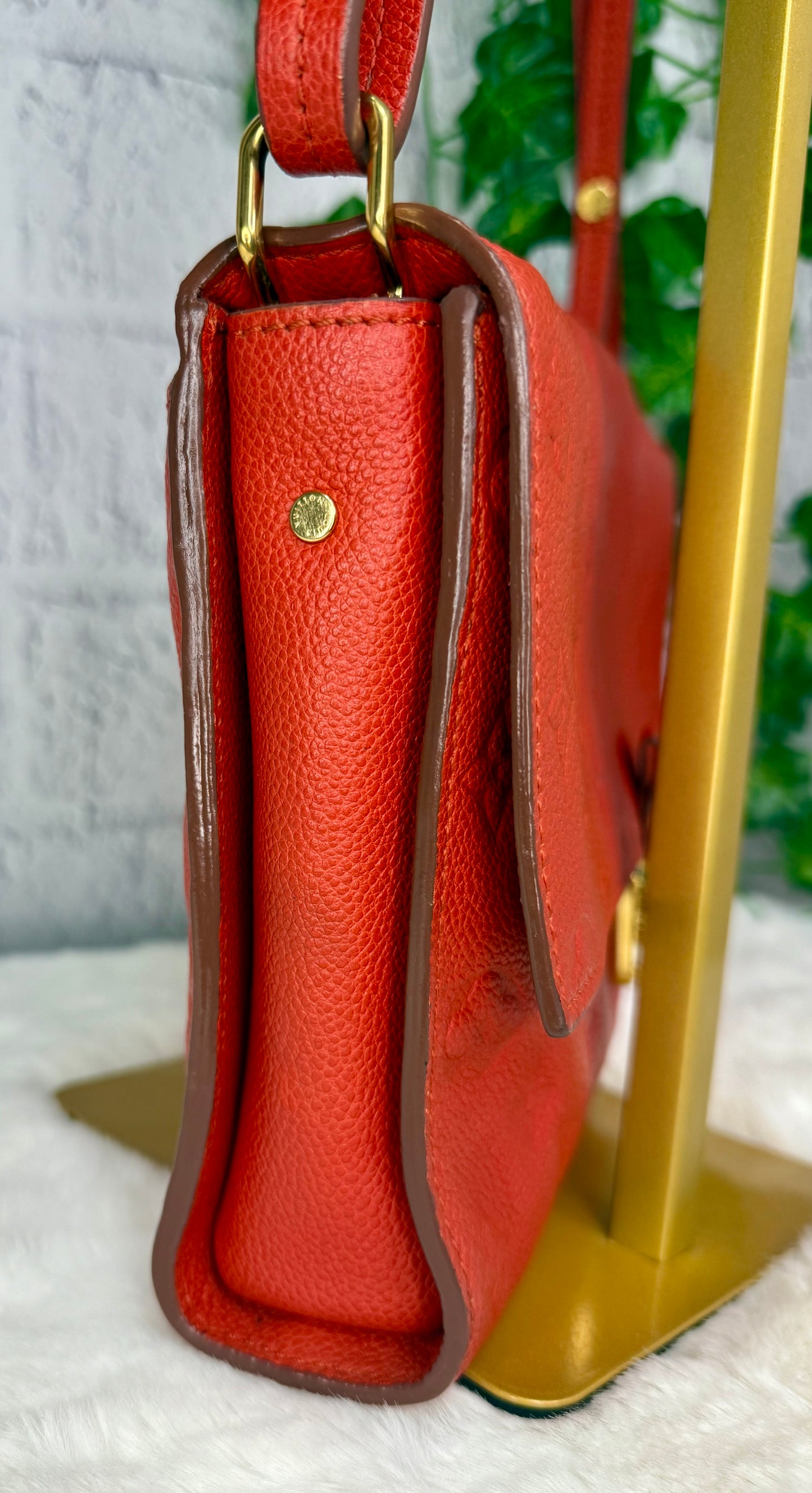 Louis Vuitton Cerise Empreinte Leather Fascinate