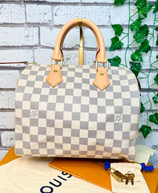 Louis Vuitton Damier Azur Speedy 25