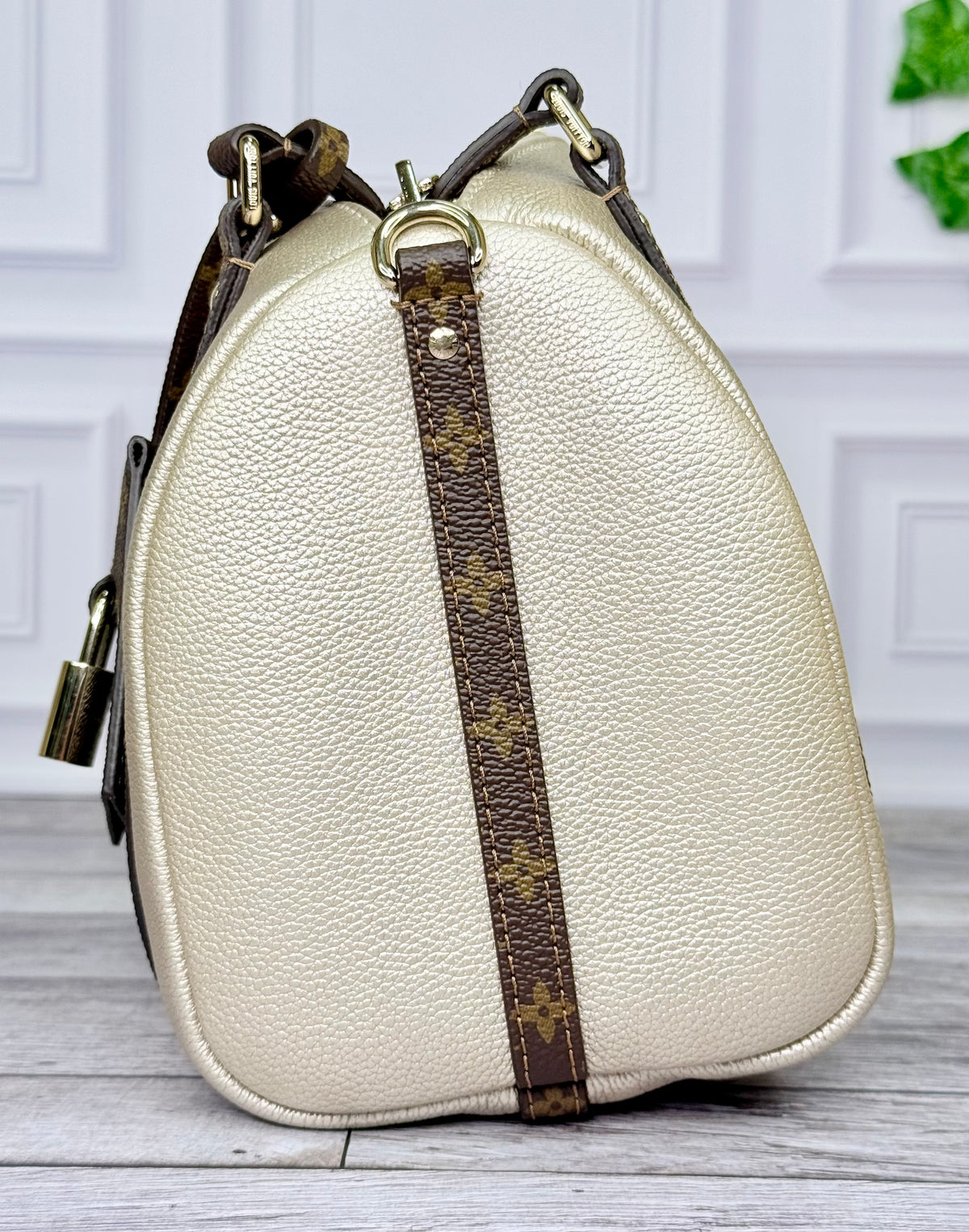 Louis Vuitton Express PM (Platinum - Champagne Gold Metallic) - Like New