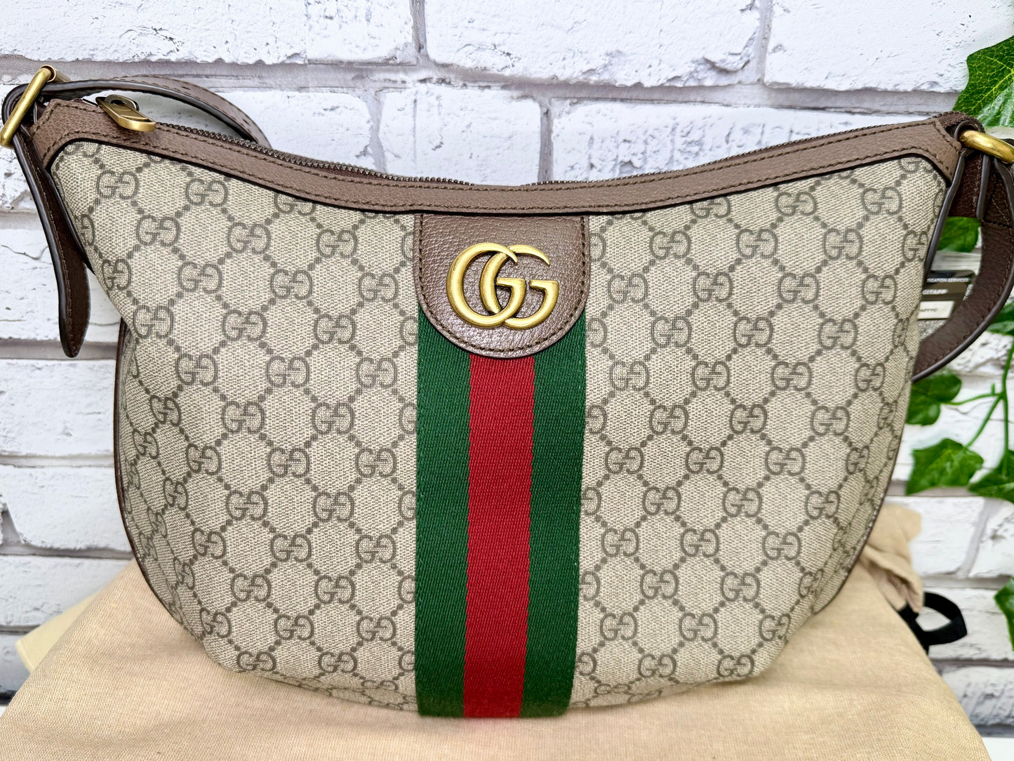 Gucci Supreme Ophidia Hobo Small & Coin Pouch Set - Excellent/New