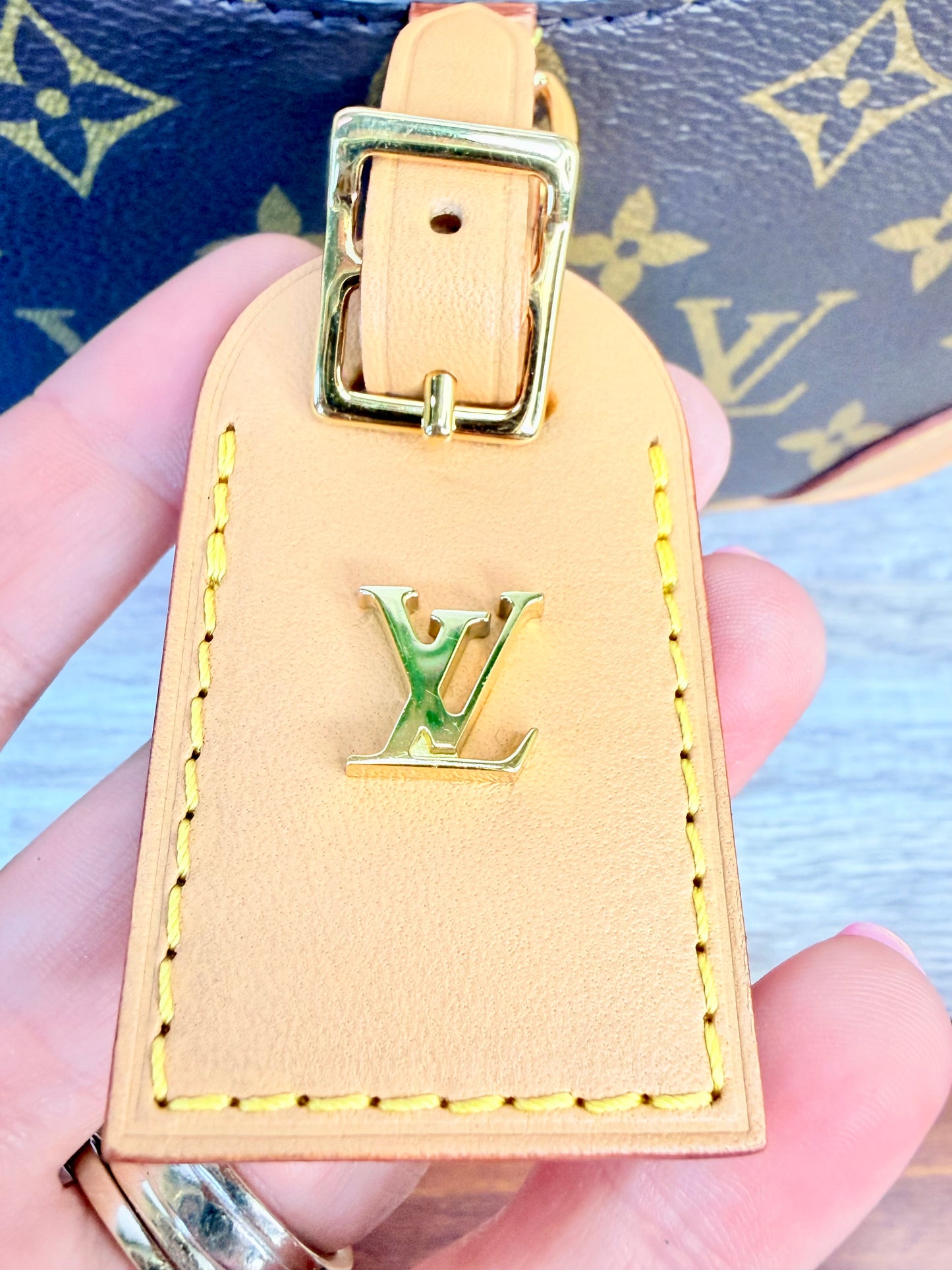 Pre-Owned Louis Vuitton Monogram Deauville Mini