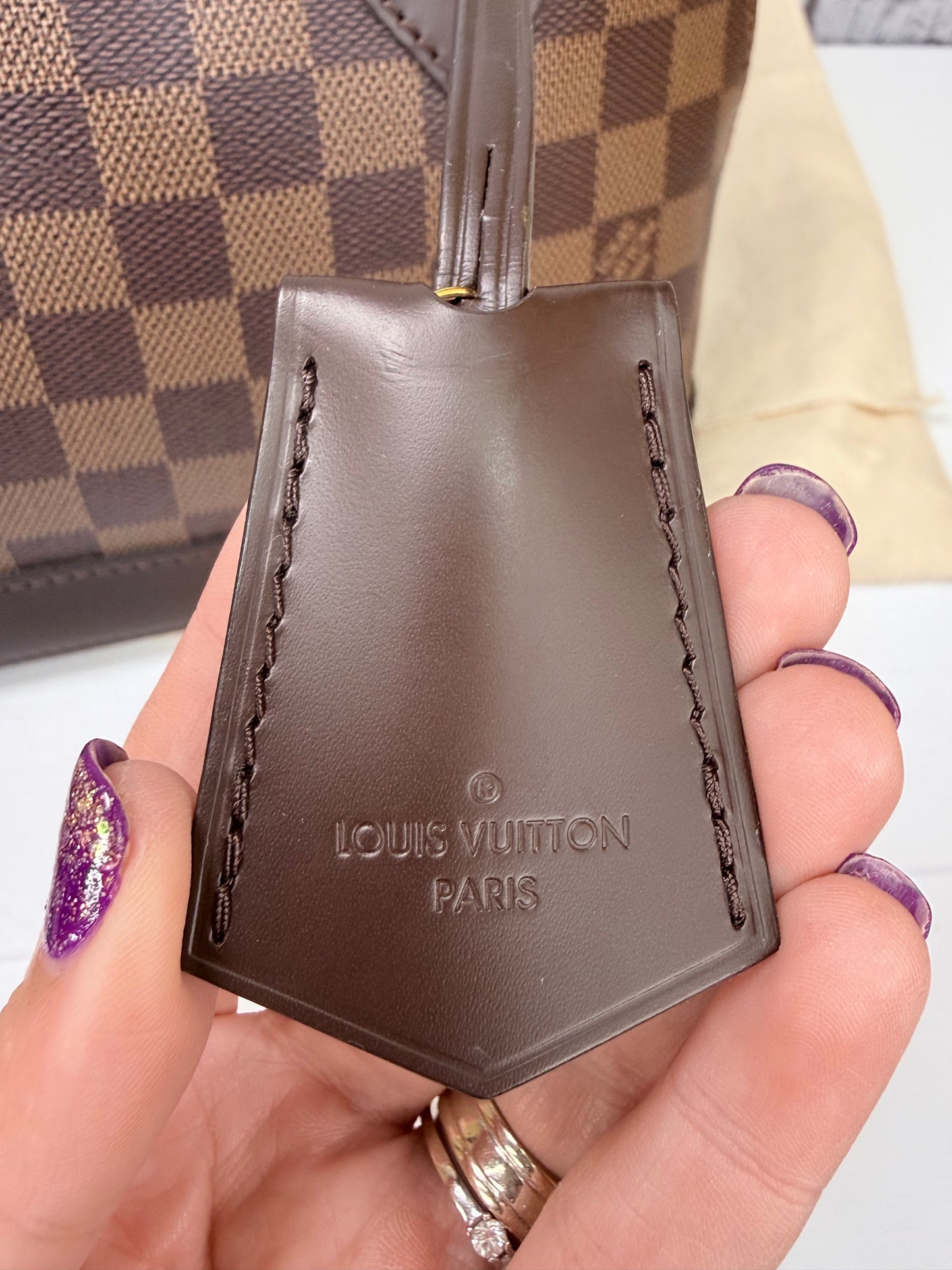 Louis Vuitton Damier Ebene Alma BB - Excellent