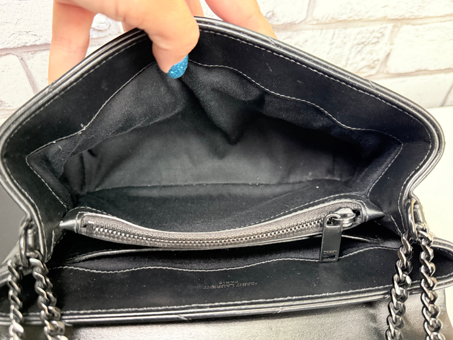 YSL Lou Lou (Small) (Black) - Excellent