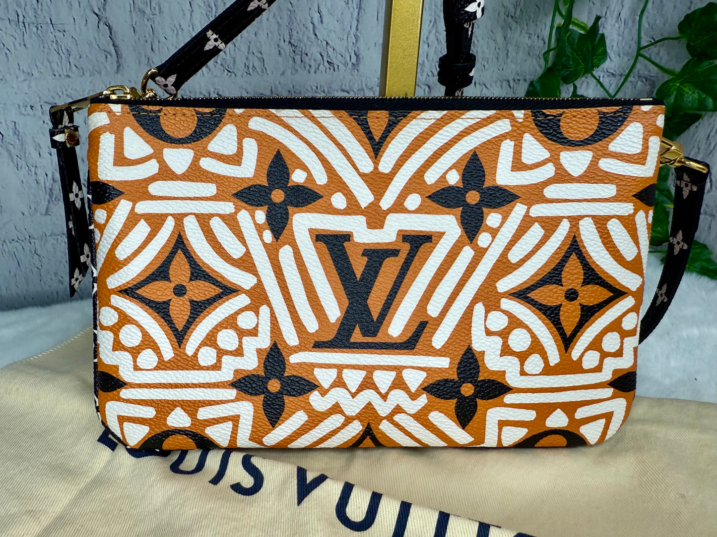 Louis Vuitton Limited Edition Crafty Double Zip Pochette