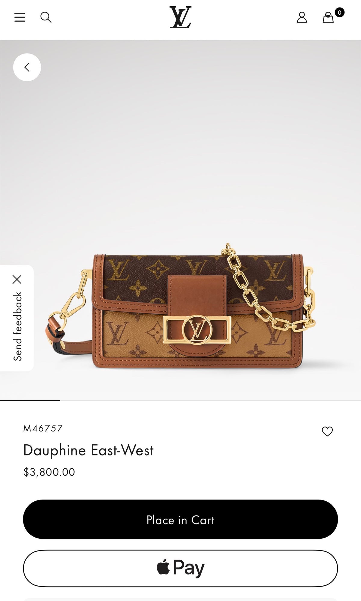Louis Vuitton Dauphine East West - New