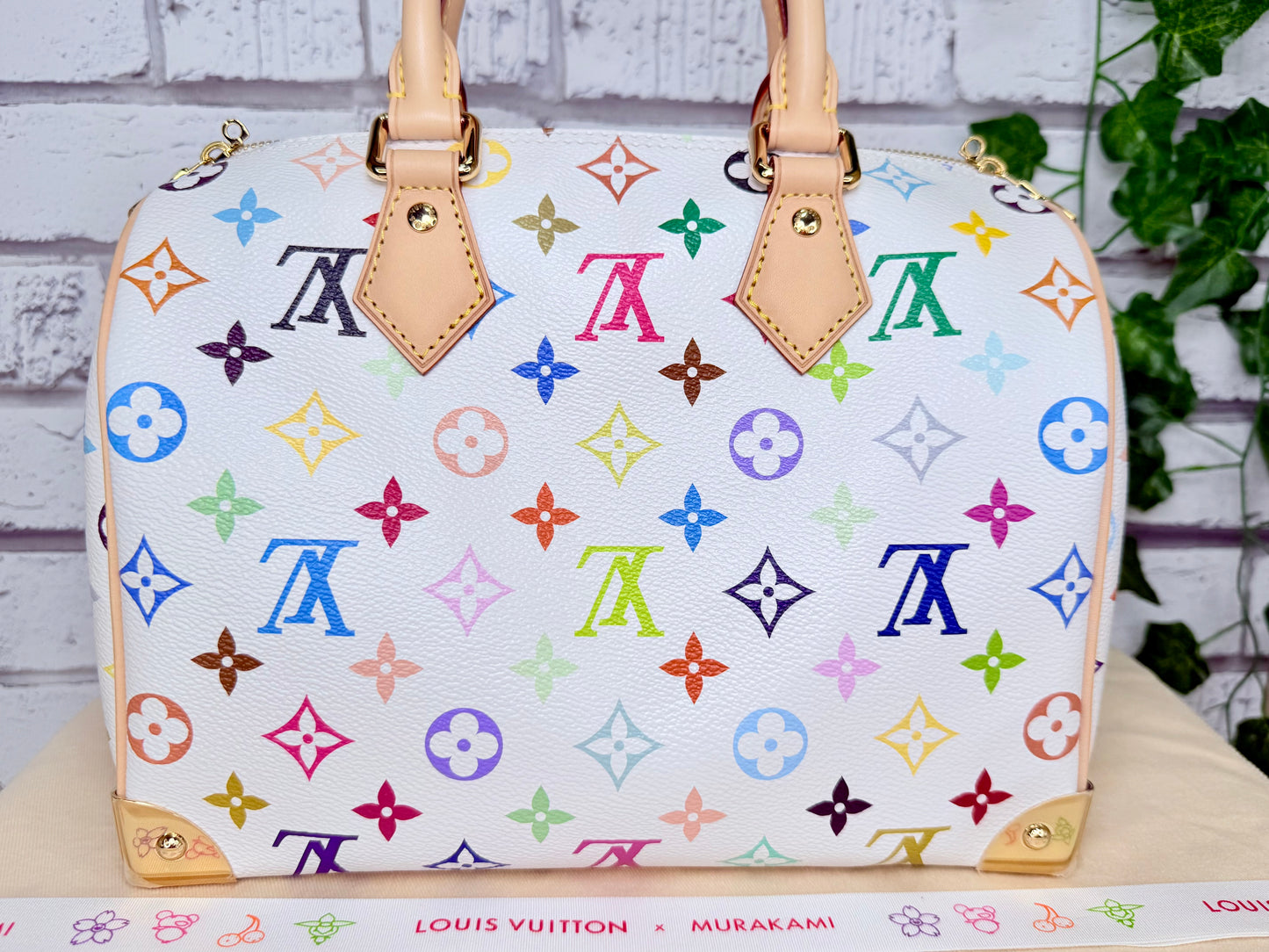 Louis Vuitton x Takashi Murakami Speedy 25 Bandouliere - New/Unused