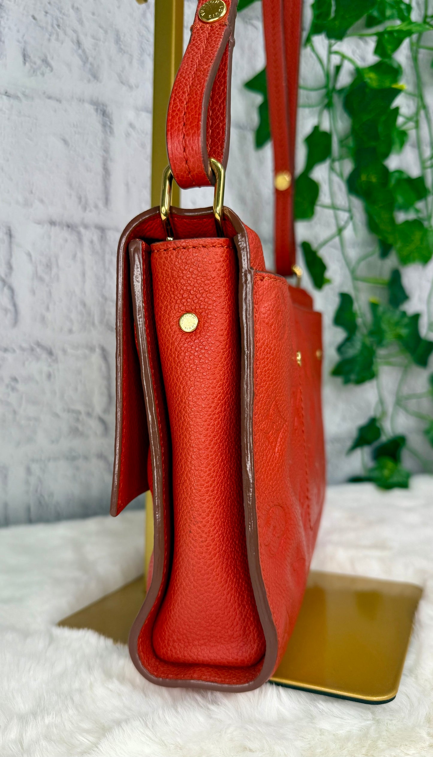 Louis Vuitton Cerise Empreinte Leather Fascinate