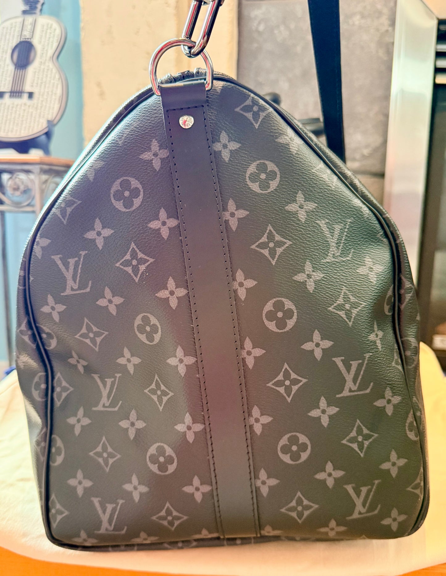 Louis Vuitton Keepall Bandouliere 55 Monogram Eclipse - Great