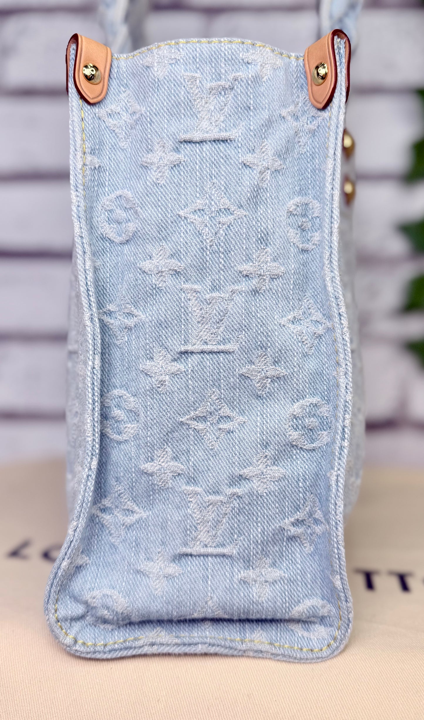 Louis Vuitton OnTheGo Let Go (Sky Blue Denim) - Like New