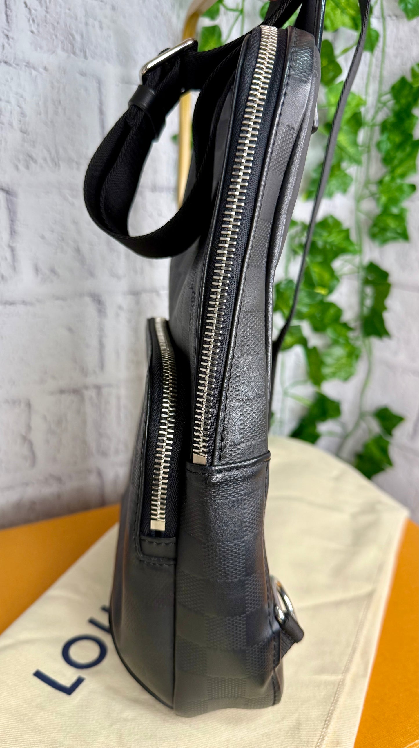 Louis Vuitton Damier Infini Onyx Avenue Sling Bag
