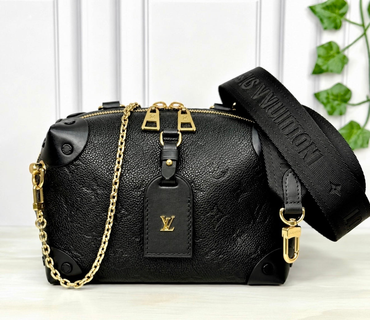 Louis Vuitton Empreinte Petit Malle Souple (Black) - Excellent
