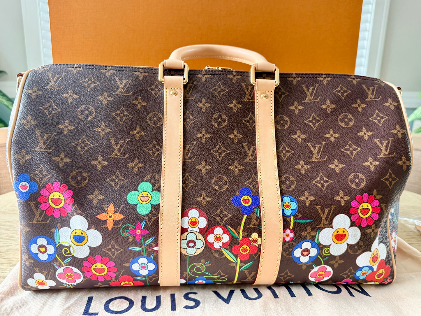 Louis Vuitton x Murakami Garden Keepall 45 Bandouliere - NEW