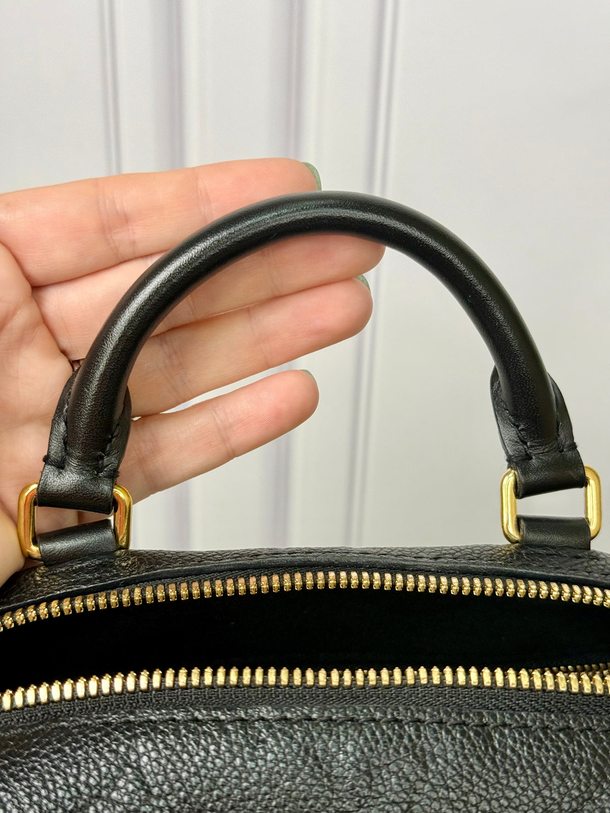 Louis Vuitton Empreinte Petit Malle Souple (Black) - Excellent