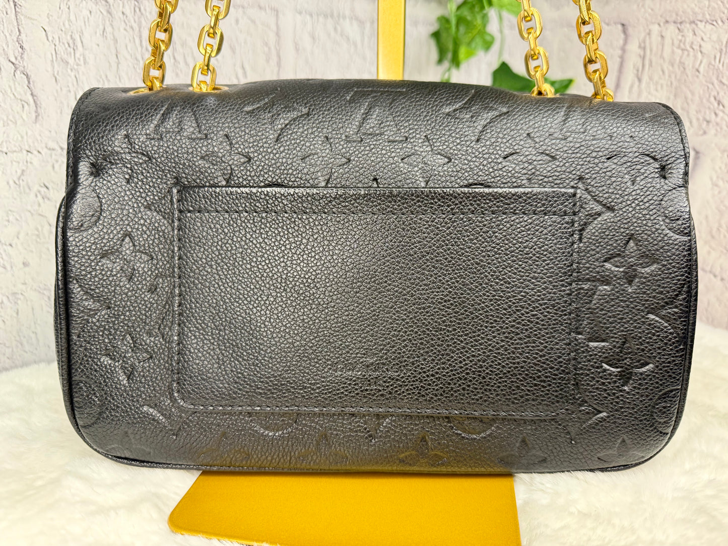 Louis Vuitton Black Empreinte Leather Marceau