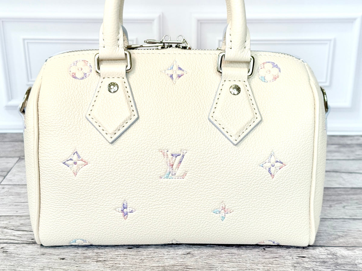 Louis Vuitton Leather Speedy 20 Bandouliere (Link Quartz) - Like New/Unused