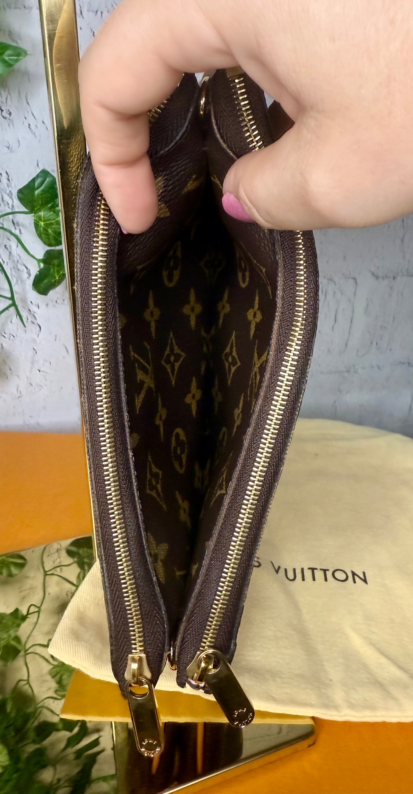Louis Vuitton LIMITED EDITION World Tour Double Zip Pochette