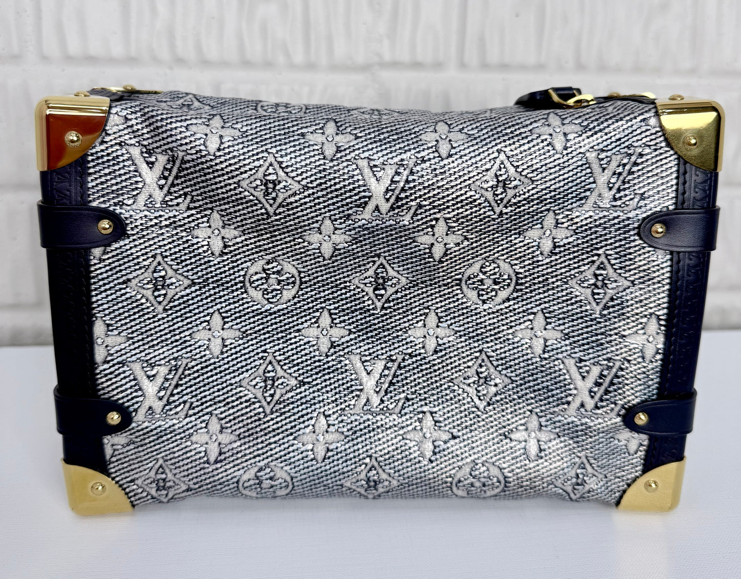Louis Vuitton Limited Edition MonoGLAM Side Trunk MM - Excellent