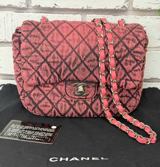 Chanel Denimpressions Small Flap Bag (Pink Washed) - Excellent/Like New
