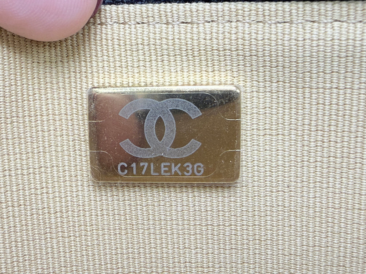 Chanel Coco Clips Wallet On Chain (Black Lambskin) - Excellent