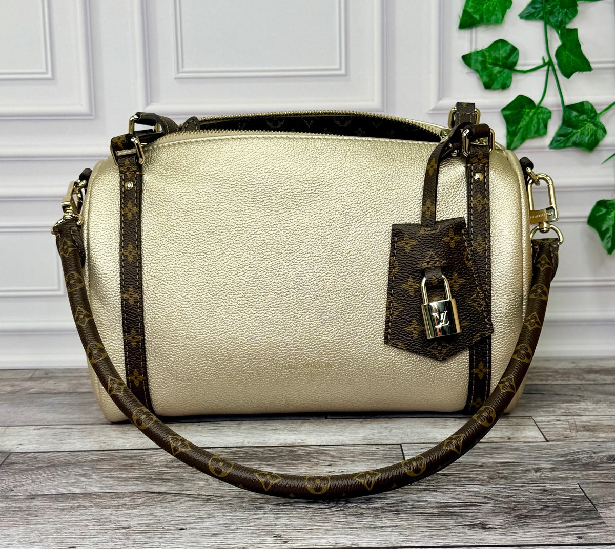 Louis Vuitton Express PM (Platinum - Champagne Gold Metallic) - Like New