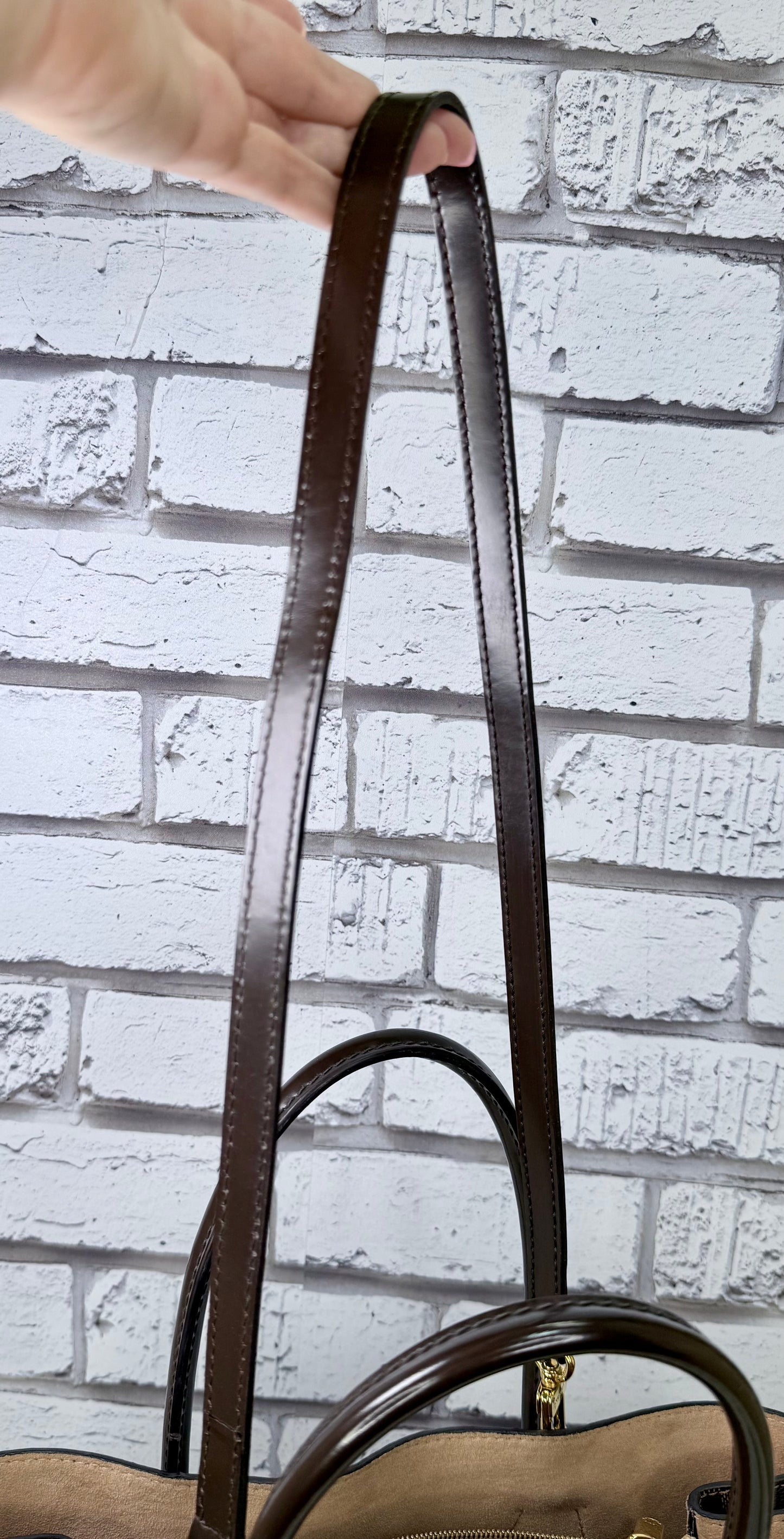 Louis Vuitton Kensington Tote (Damier Ebene) - Very Good