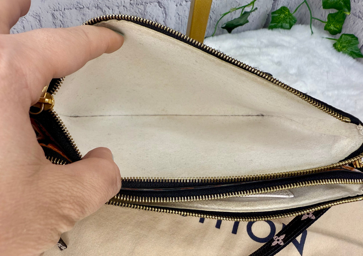 Louis Vuitton Limited Edition Crafty Double Zip Pochette