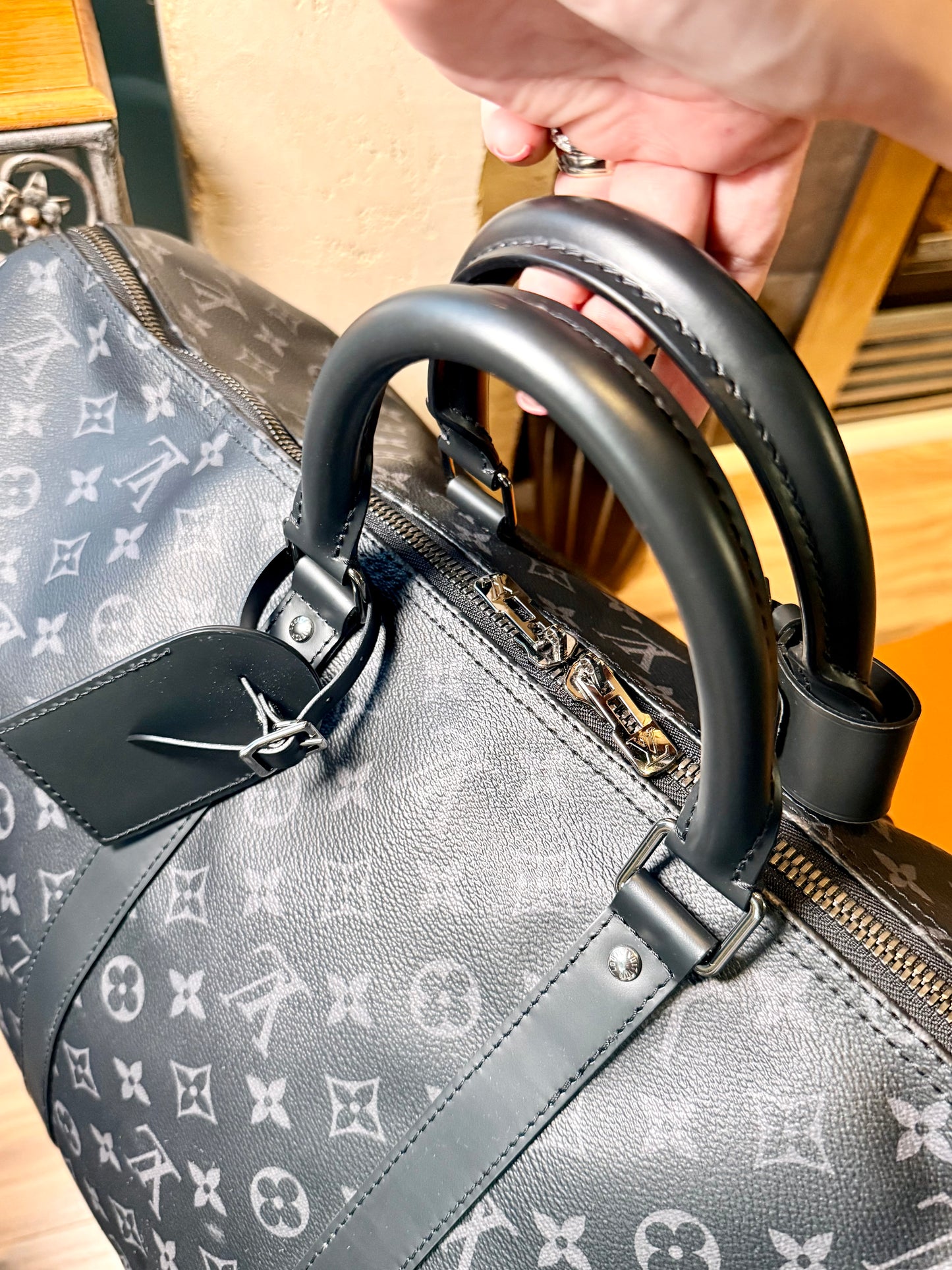 Louis Vuitton Keepall Bandouliere 55 Monogram Eclipse - Great