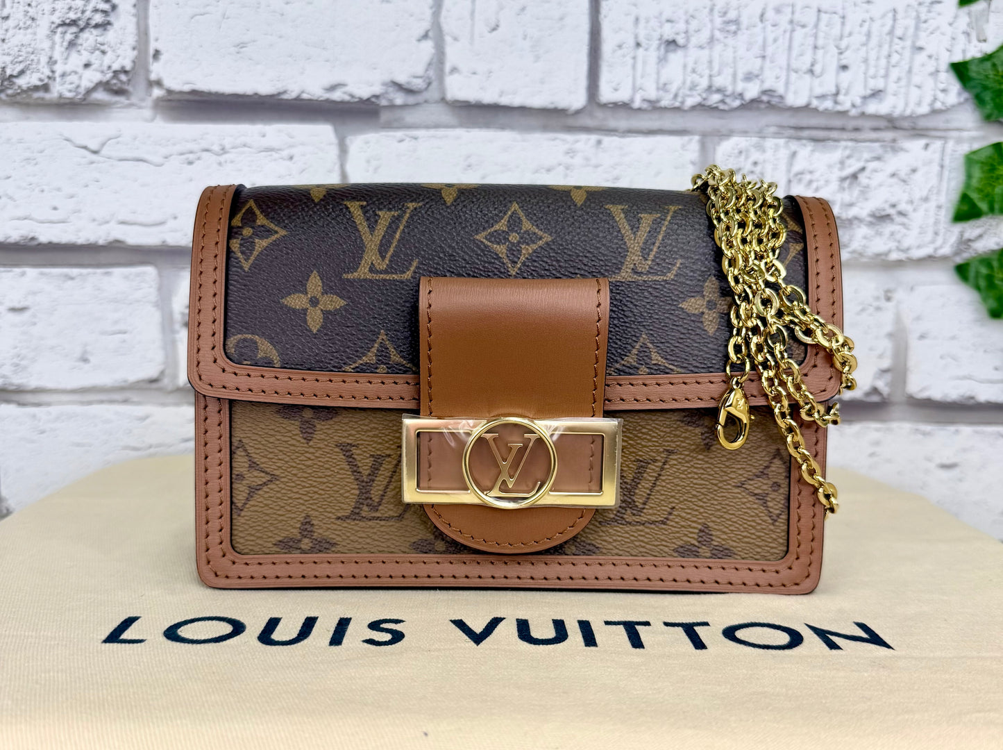 Louis Vuitton Chain Dauphine WOC (Reverse Monogram) - New