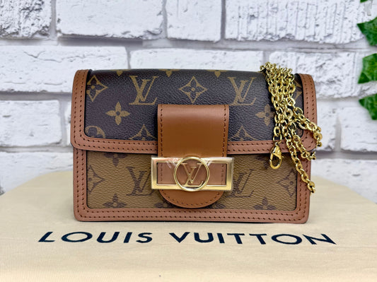 Louis Vuitton Chain Dauphine WOC (Reverse Monogram) - New