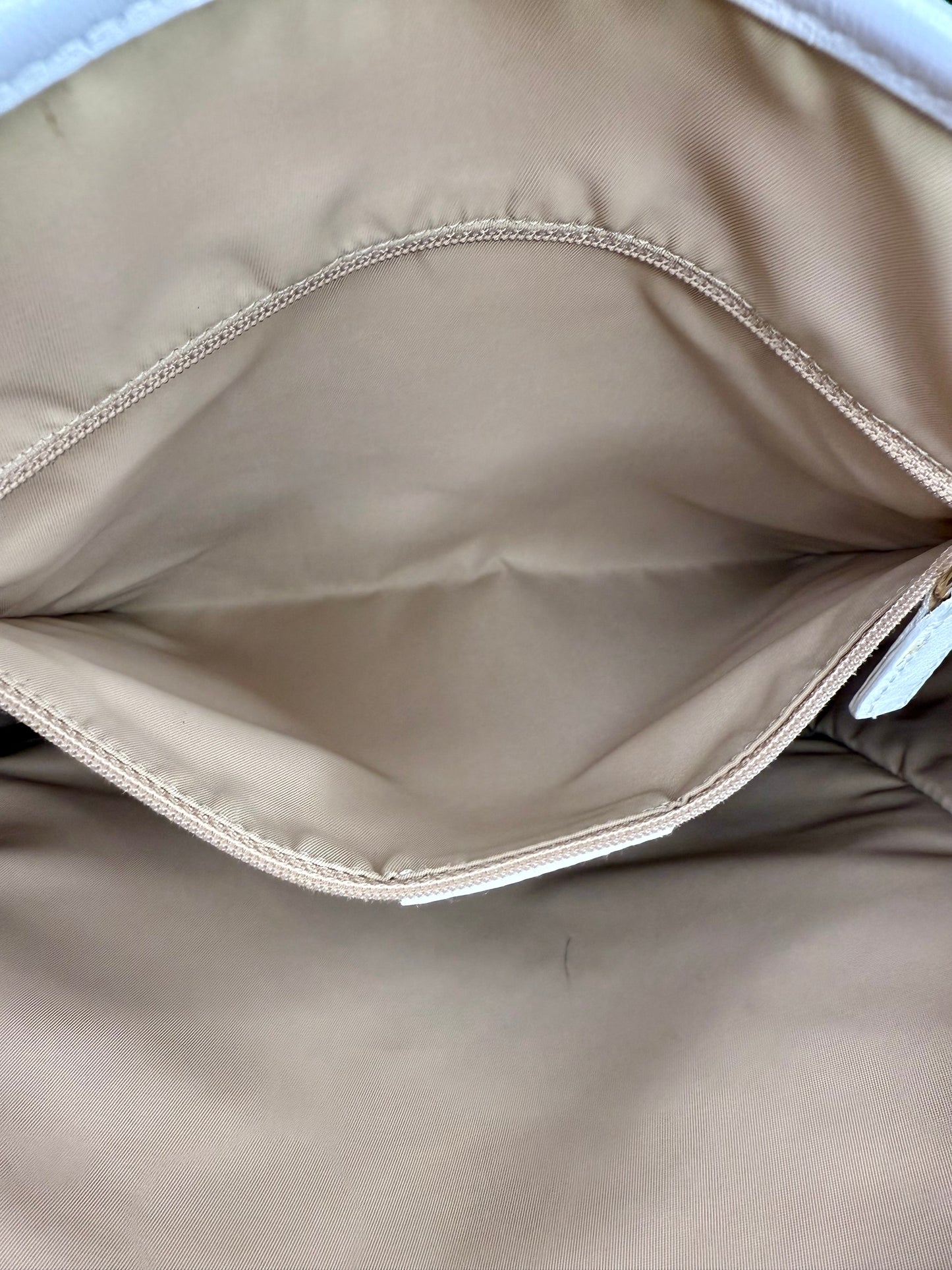 Christian Dior Vintage Metallic Diorissimo Trotter Tote